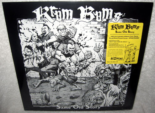 KRUM BUMS "Same Old Story" LP (TKO) Brown Vinyl